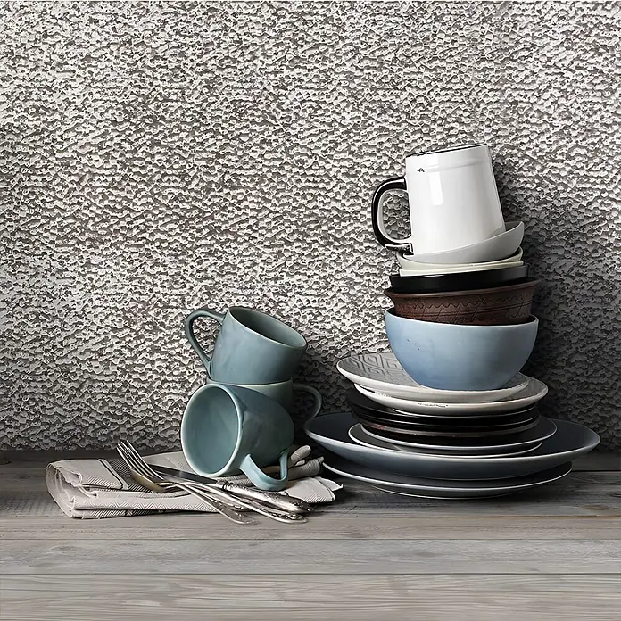 Profhome Wandpaneel 3D 705048 Lamina Crosshatch Silver Dekorpaneel abstrakt silber 1,7 m2 - 