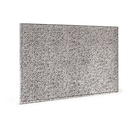 Profhome  Wandpaneel 3D 705048 Lamina Crosshatch Silver Dekorpaneel abstrakt silber 1,7 m2