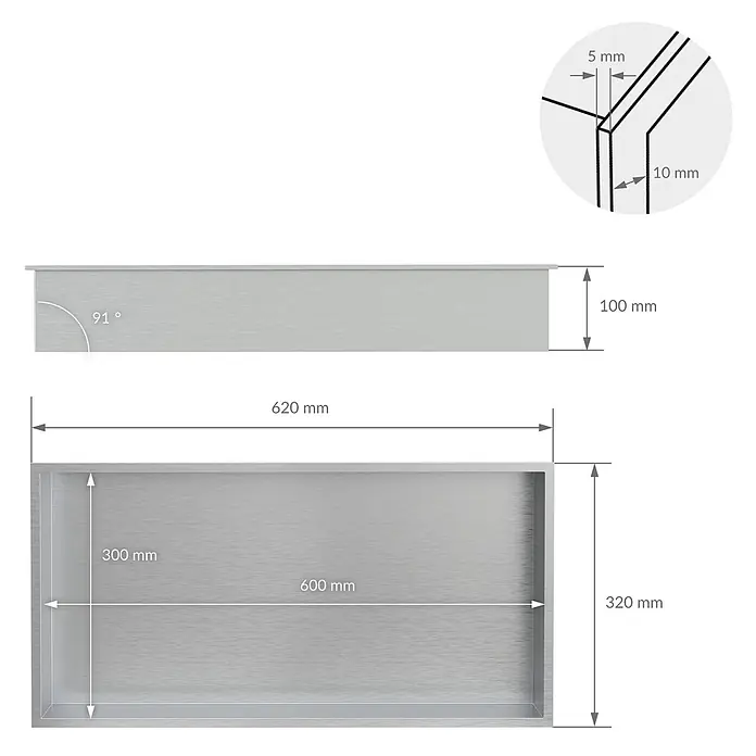 LuxeBath CW-Standprofil - 