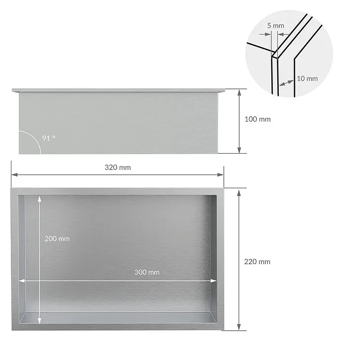 LuxeBath CW-Standprofil - 