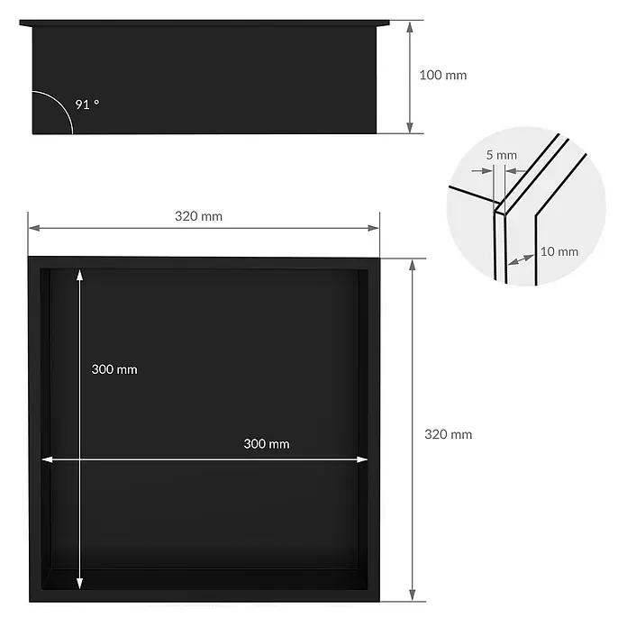 LuxeBath CW-Standprofil - 