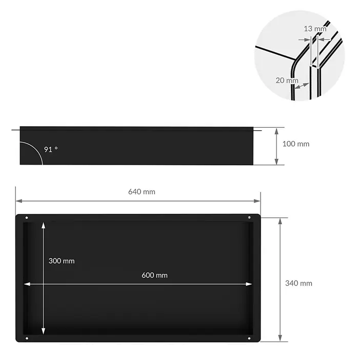 LuxeBath CW-Standprofil - 