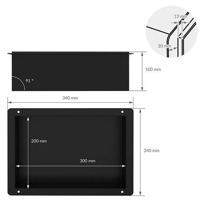 LuxeBath CW-Standprofil - 