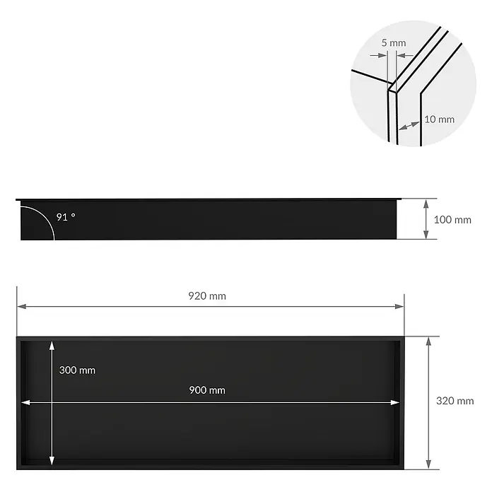 LuxeBath CW-Standprofil - 