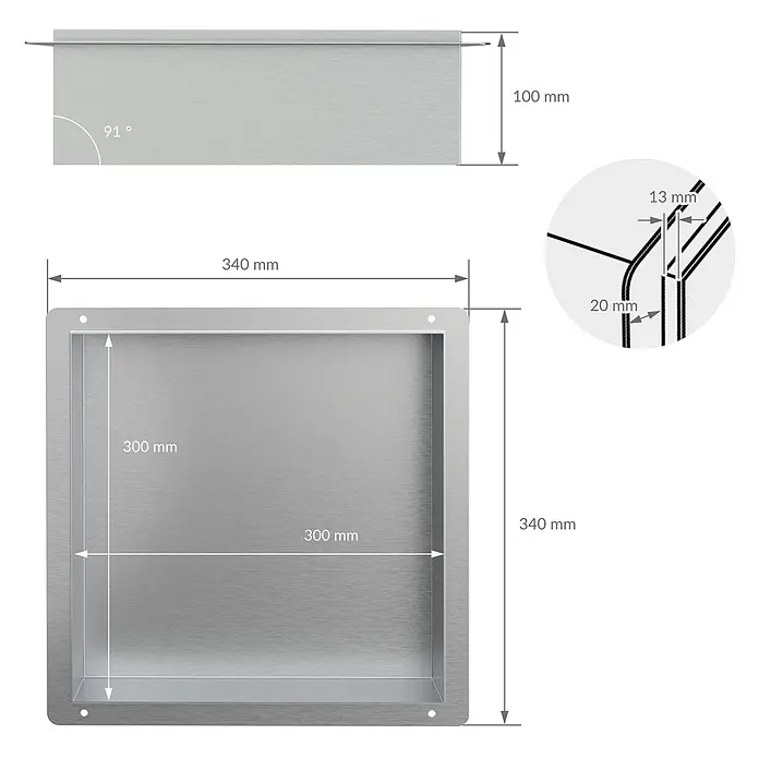 LuxeBath CW-Standprofil - 