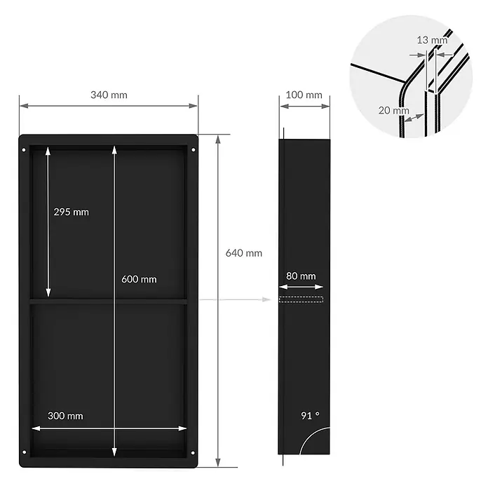 LuxeBath CW-Standprofil - 