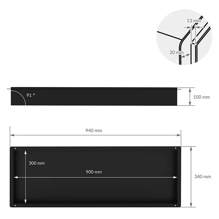 LuxeBath CW-Standprofil - 