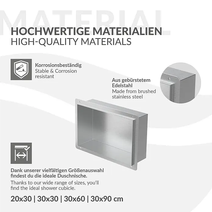 LuxeBath Montagezubehör für Trockenbau - 