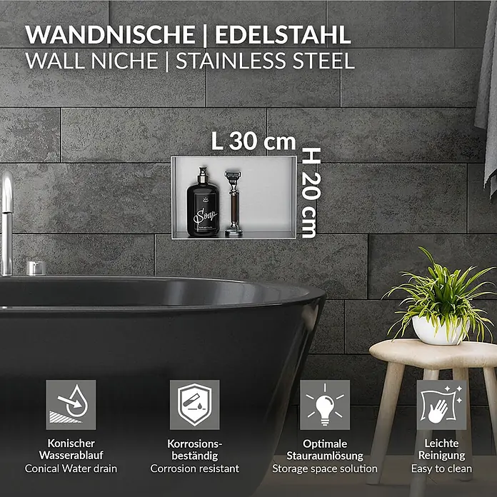 LuxeBath Montagezubehör für Trockenbau - 