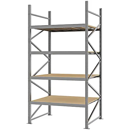 Proregal  Schwerlastregal Weitspannregal MAGNUS PRO mit Spanplatten