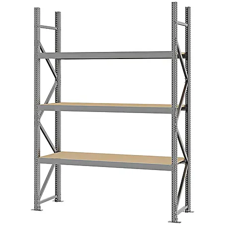 Proregal  Schwerlastregal Weitspannregal MAGNUS PRO mit Spanplatten