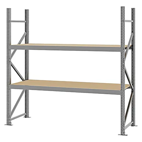 Proregal  Schwerlastregal Weitspannregal MAGNUS PRO mit Spanplatten
