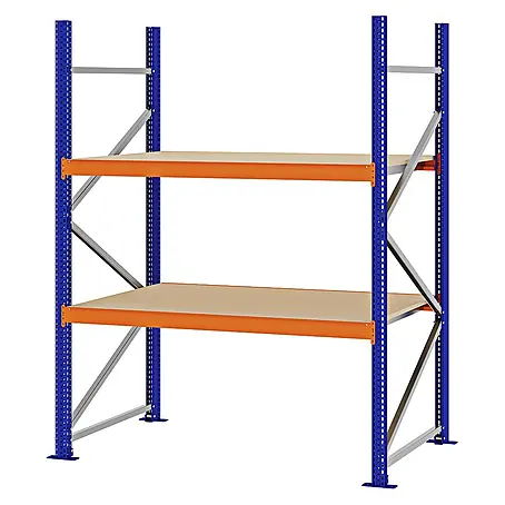 Proregal  Schwerlastregal Weitspannregal MAGNUS PRO mit Spanplatten