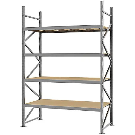Proregal  Schwerlastregal Weitspannregal MAGNUS PRO mit Spanplatten