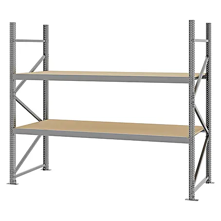 Proregal  Schwerlastregal Weitspannregal MAGNUS PRO mit Spanplatten