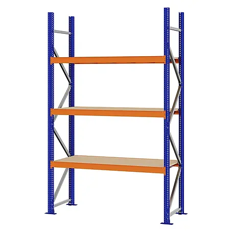 Proregal  Schwerlastregal Weitspannregal MAGNUS PRO mit Spanplatten