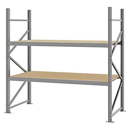Proregal  Schwerlastregal Weitspannregal MAGNUS PRO mit Spanplatten