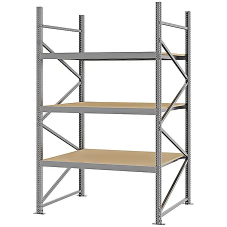 Proregal  Schwerlastregal Weitspannregal MAGNUS PRO mit Spanplatten