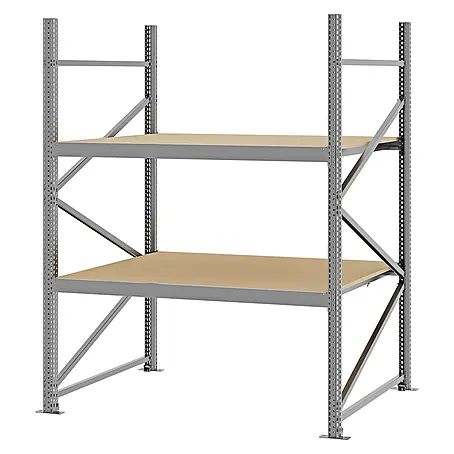 Proregal  Schwerlastregal Weitspannregal MAGNUS PRO mit Spanplatten