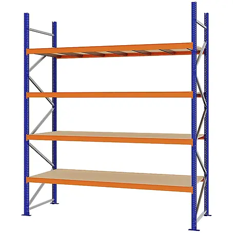 Proregal  Schwerlastregal Weitspannregal MAGNUS PRO mit Spanplatten