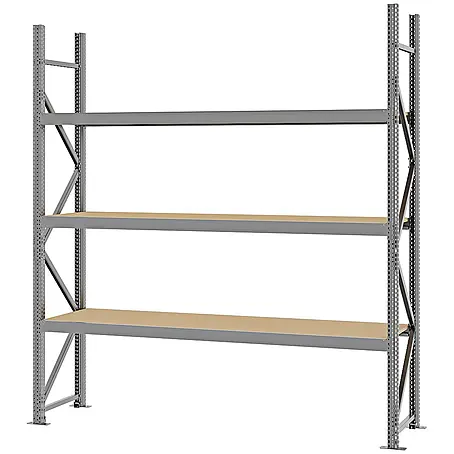 Proregal  Schwerlastregal Weitspannregal MAGNUS PRO mit Spanplatten