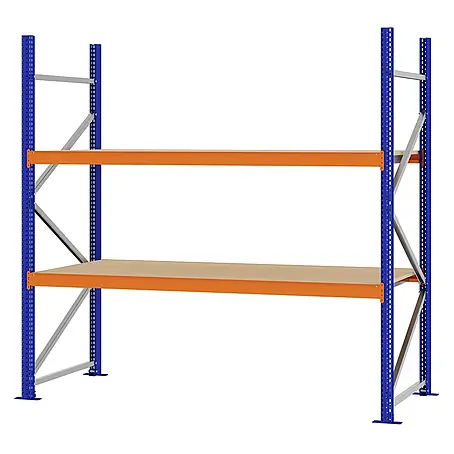 Proregal  Schwerlastregal Weitspannregal MAGNUS PRO mit Spanplatten