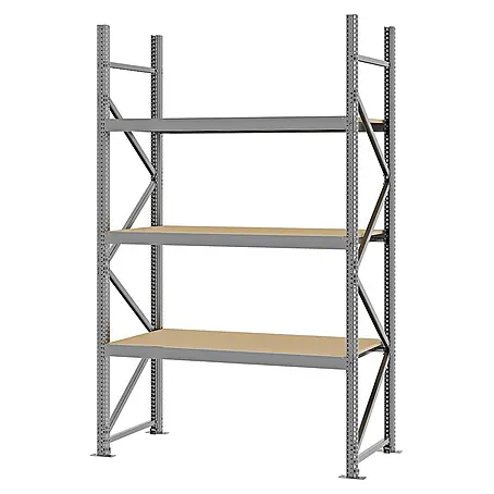 Proregal  Schwerlastregal Weitspannregal MAGNUS PRO mit Spanplatten