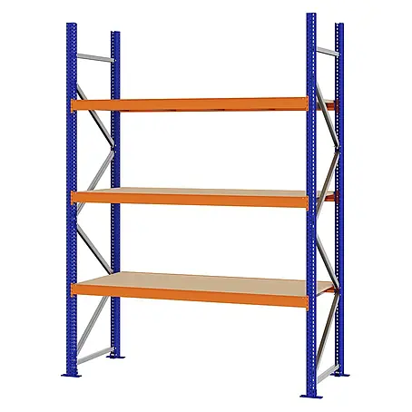 Proregal  Schwerlastregal Weitspannregal MAGNUS PRO mit Spanplatten