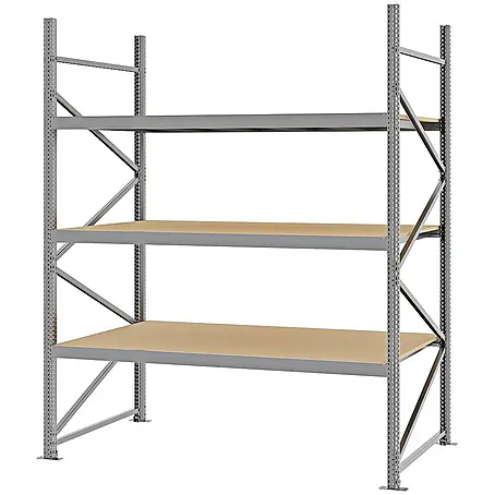 Proregal  Schwerlastregal Weitspannregal MAGNUS PRO mit Spanplatten