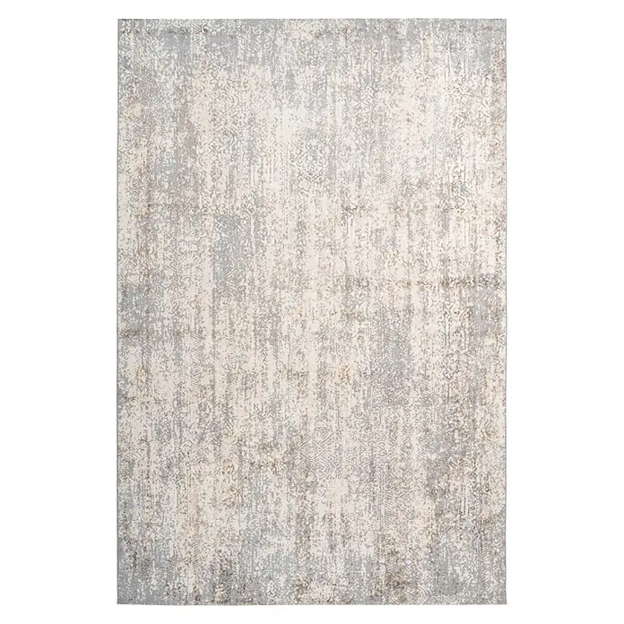 Kayoom Kurzflorteppich Sail 702 - Taupe, 150 x 80 cm, 70 % Polypropylen, 30 % Polyester - Draufsicht