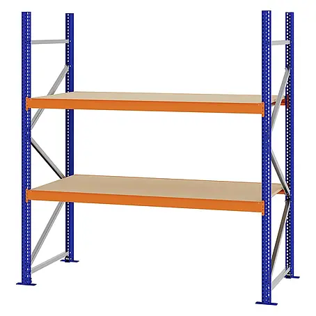 Proregal  Schwerlastregal Weitspannregal MAGNUS PRO mit Spanplatten