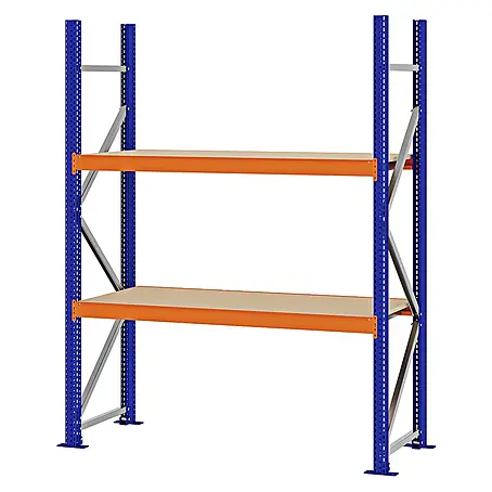 Proregal  Schwerlastregal Weitspannregal MAGNUS PRO mit Spanplatten
