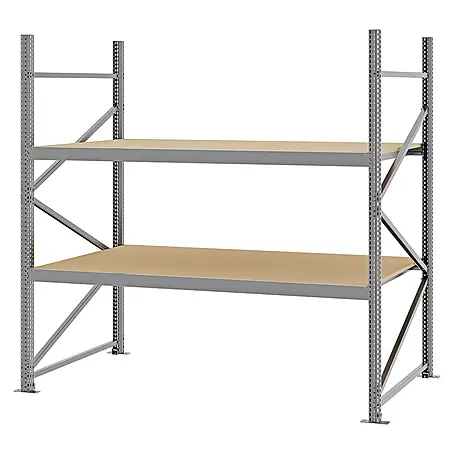 Proregal  Schwerlastregal Weitspannregal MAGNUS PRO mit Spanplatten
