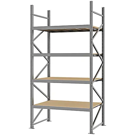 Proregal  Schwerlastregal Weitspannregal MAGNUS PRO mit Spanplatten