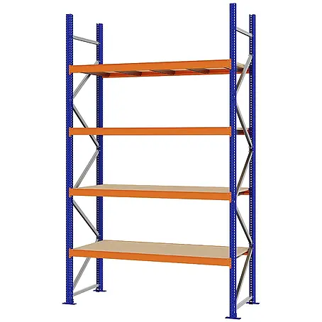 Proregal  Schwerlastregal Weitspannregal MAGNUS PRO mit Spanplatten