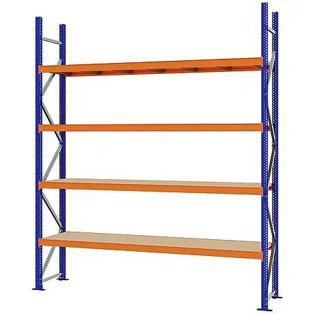 Proregal  Schwerlastregal Weitspannregal MAGNUS PRO mit Spanplatten