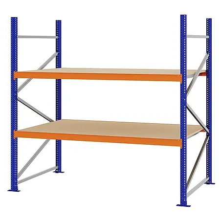 Proregal  Schwerlastregal Weitspannregal MAGNUS PRO mit Spanplatten