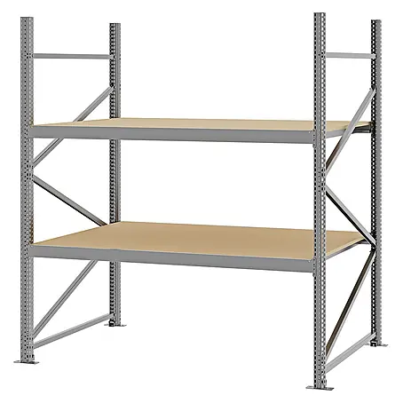 Proregal  Schwerlastregal Weitspannregal MAGNUS PRO mit Spanplatten