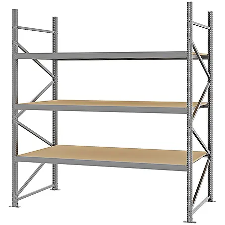 Proregal  Schwerlastregal Weitspannregal MAGNUS PRO mit Spanplatten