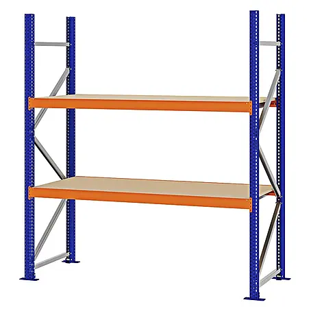Proregal  Schwerlastregal Weitspannregal MAGNUS PRO mit Spanplatten