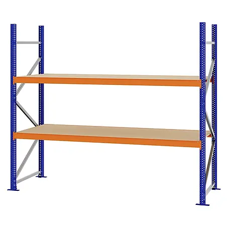 Proregal  Schwerlastregal Weitspannregal MAGNUS PRO mit Spanplatten
