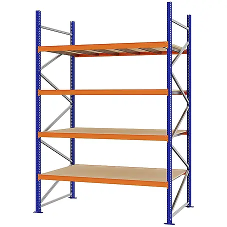 Proregal  Schwerlastregal Weitspannregal MAGNUS PRO mit Spanplatten
