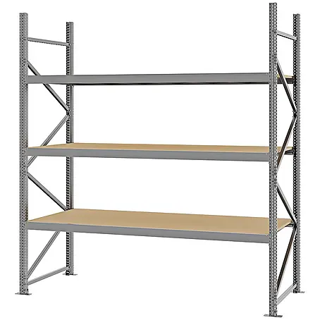 Proregal  Schwerlastregal Weitspannregal MAGNUS PRO mit Spanplatten