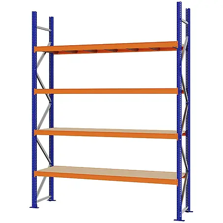Proregal  Schwerlastregal Weitspannregal MAGNUS PRO mit Spanplatten