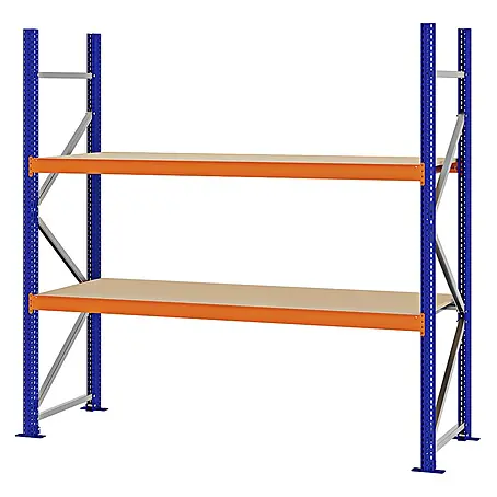 Proregal  Schwerlastregal Weitspannregal MAGNUS PRO mit Spanplatten