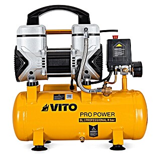 Vito Compresor VICSOS8 (1.100 W, Presión máx.: 8 bar, 8 l, Lubricación: Sin)