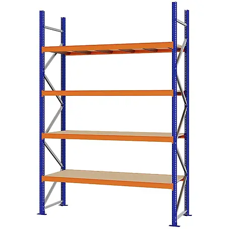Proregal  Schwerlastregal Weitspannregal MAGNUS PRO mit Spanplatten