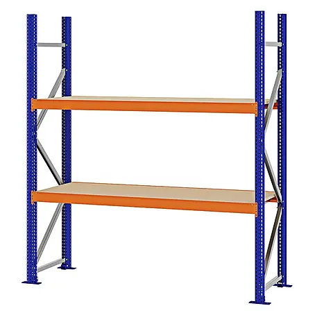 Proregal  Schwerlastregal Weitspannregal MAGNUS PRO mit Spanplatten