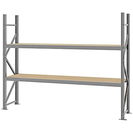 Proregal  Schwerlastregal Weitspannregal MAGNUS PRO mit Spanplatten