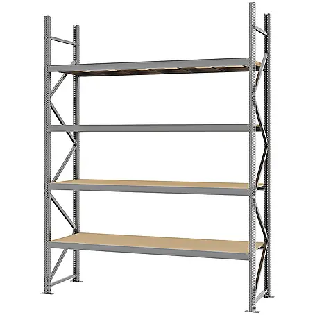 Proregal  Schwerlastregal Weitspannregal MAGNUS PRO mit Spanplatten